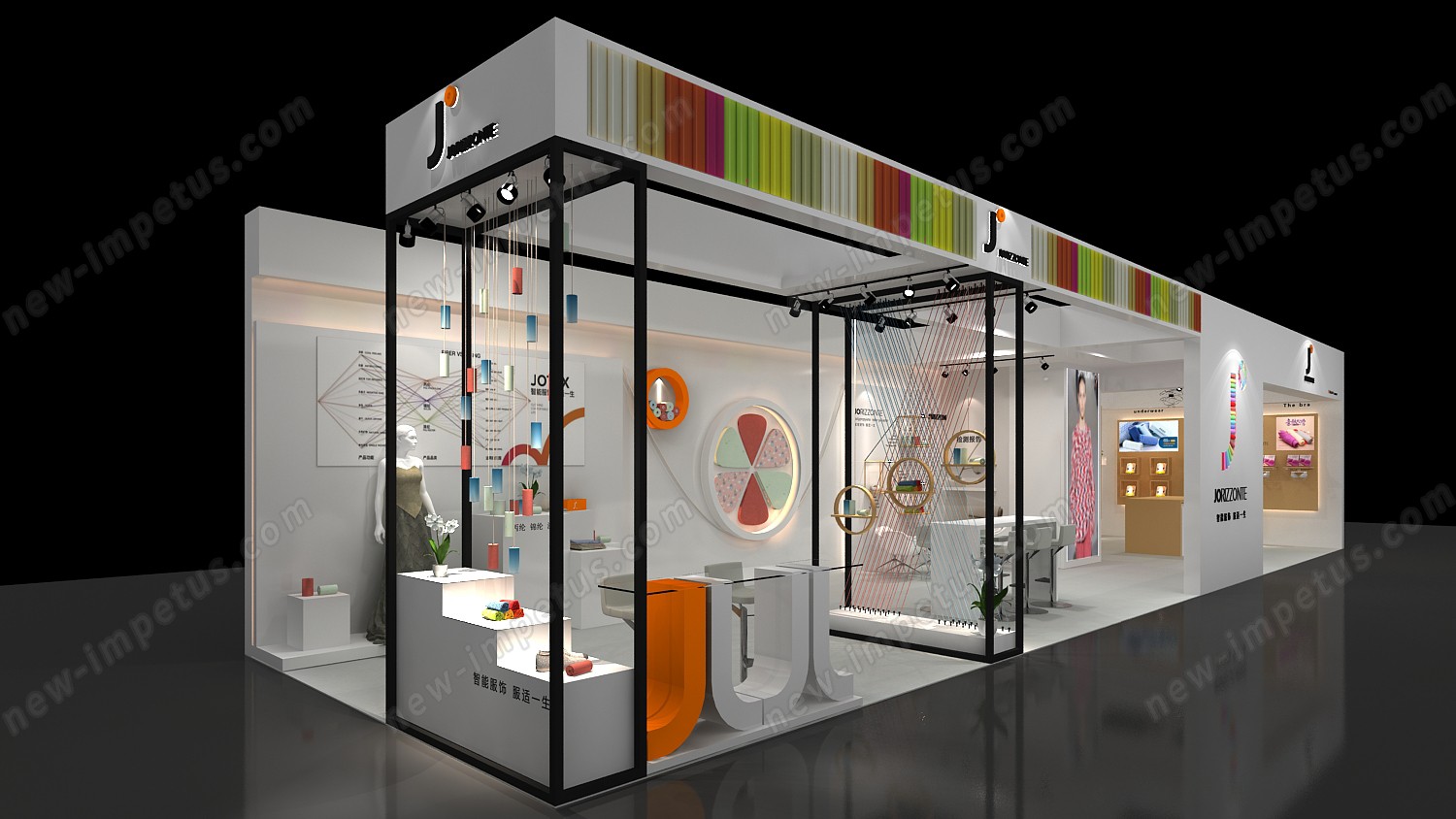 深圳服裝展-界傲展臺(tái)設(shè)計(jì)搭建(圖1)