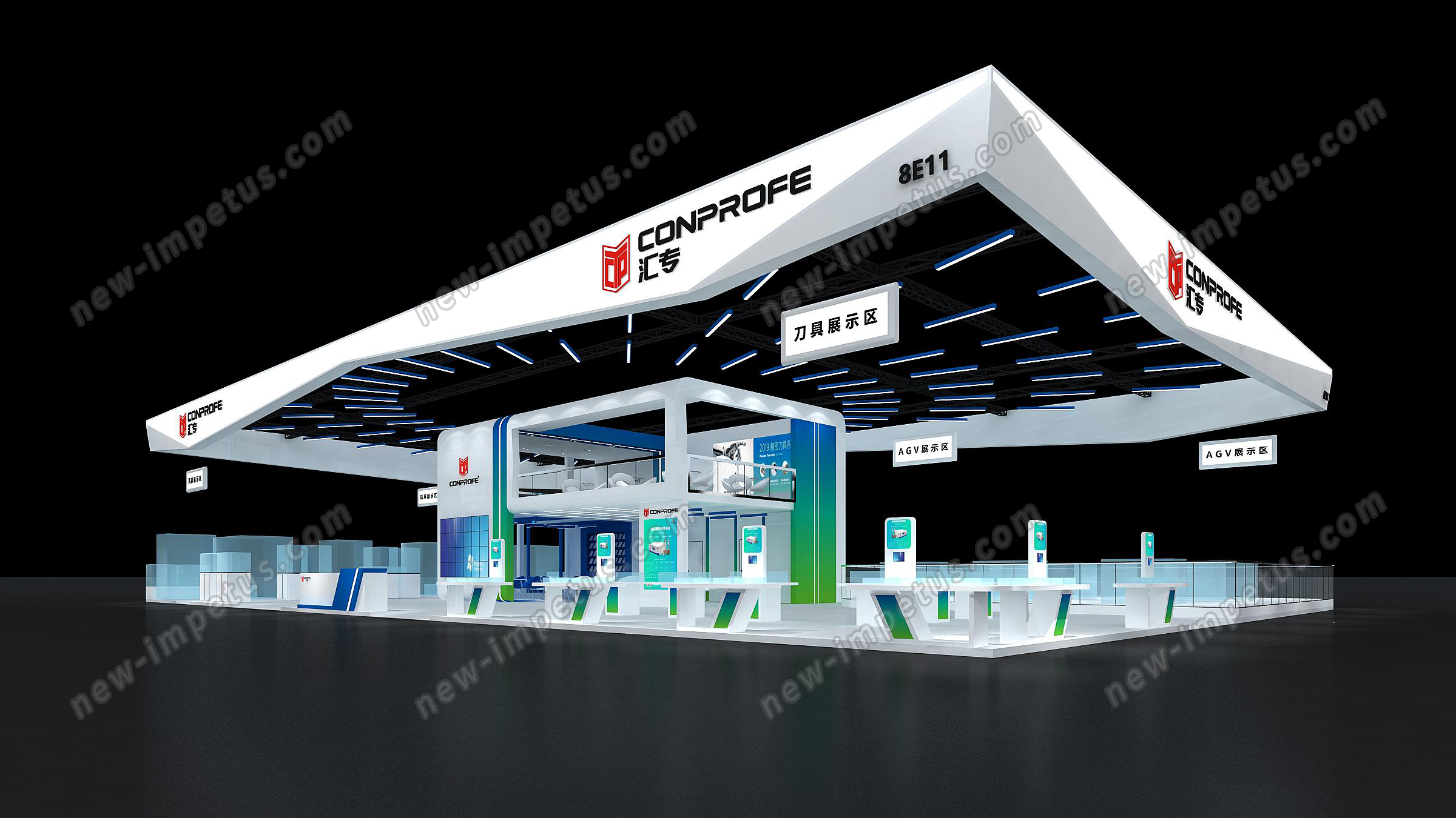 華南工博會(huì)-匯?？萍?展臺(tái)設(shè)計(jì)搭建(圖3)