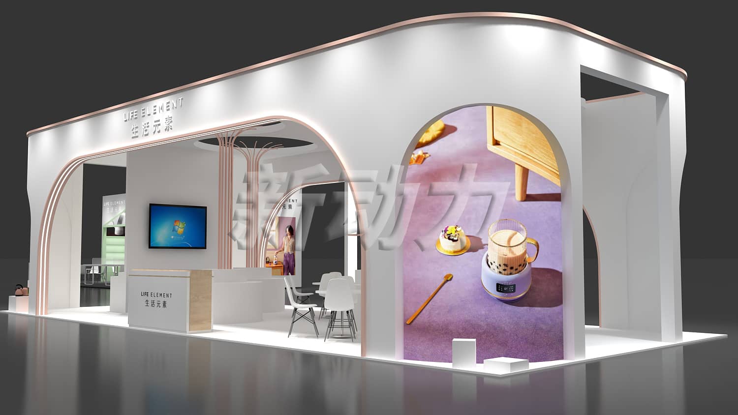 多米家電展展臺(tái)設(shè)計(jì)搭建(圖5)