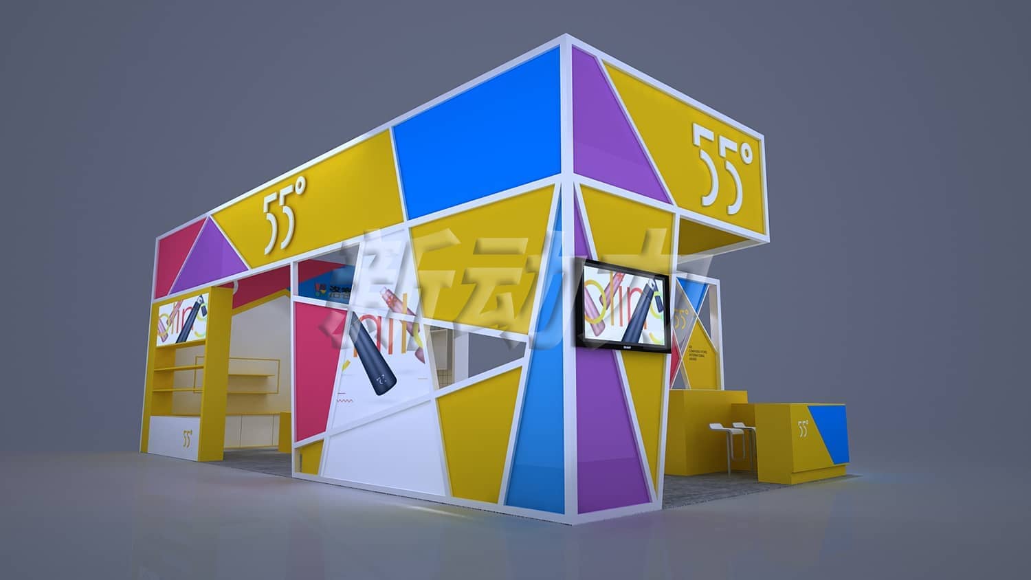 深圳禮品展55度展臺(tái)設(shè)計(jì)搭建(圖5)
