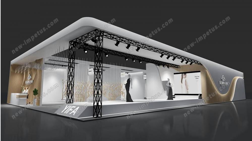 深圳服裝展搭建設(shè)計(jì)-意法商業(yè)集團(tuán)(圖1)