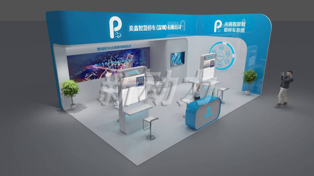 炎鑫智慧車展展臺(tái)設(shè)計(jì)搭建(圖1)