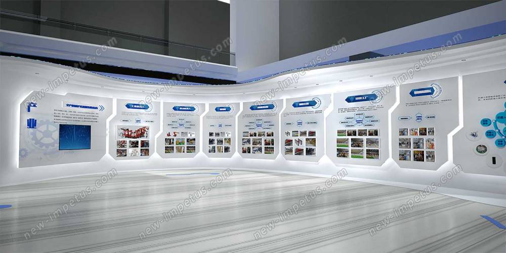 新松機器人自動化股份展廳設(shè)計搭建(圖2)