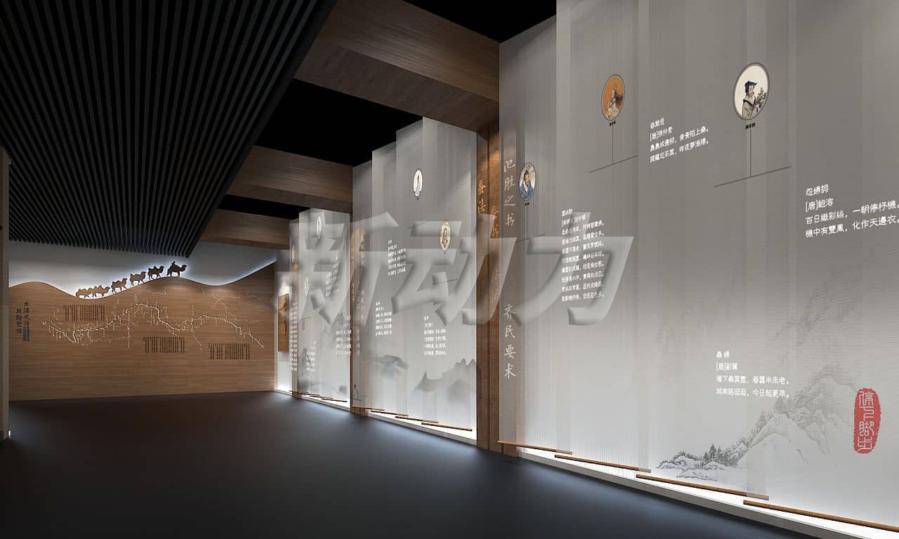 蠶桑文化展廳設(shè)計裝修(圖4)