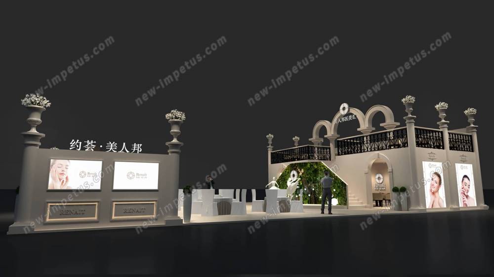 北京展覽特裝展臺(tái)設(shè)計(jì)搭建_雖然說(shuō)展會(huì)的時(shí)間很短,空間也很有限,但它產(chǎn)生的廢棄物和(圖1)