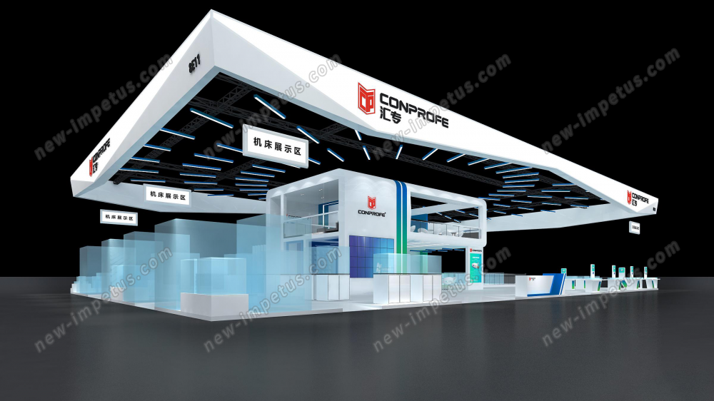 廣州設計搭建展臺_展覽會舉辦一般都是在室內進行的,所有的建筑材料以及眾多的與會人(圖1)